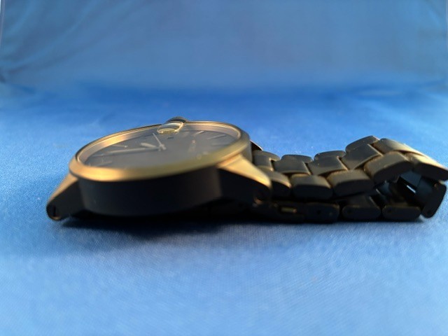 Nixon The Chronicle Magnified Watch – All Black – Swiss Movement 100M Pre Owned
