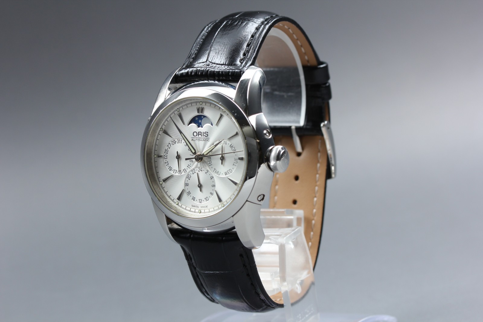 [Near MINT] ORIS Artelier 7546 Moon Phase Automatic 40mm Men’s Watch From JAPAN