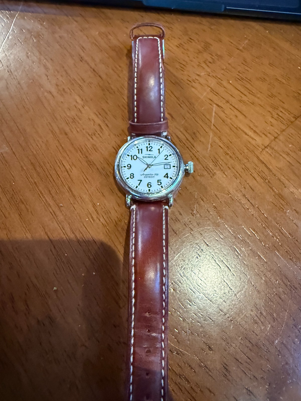 Shinola The Runwell 47mm Silver Stainless Steel Case Men’s Wristwatch