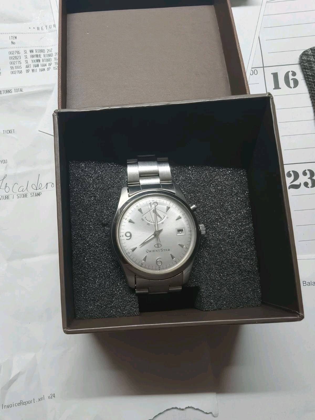 Orient Star JDM Power Reserve Automatic WZ0251EX Vintage 38.5mm Box EX0C Cal46