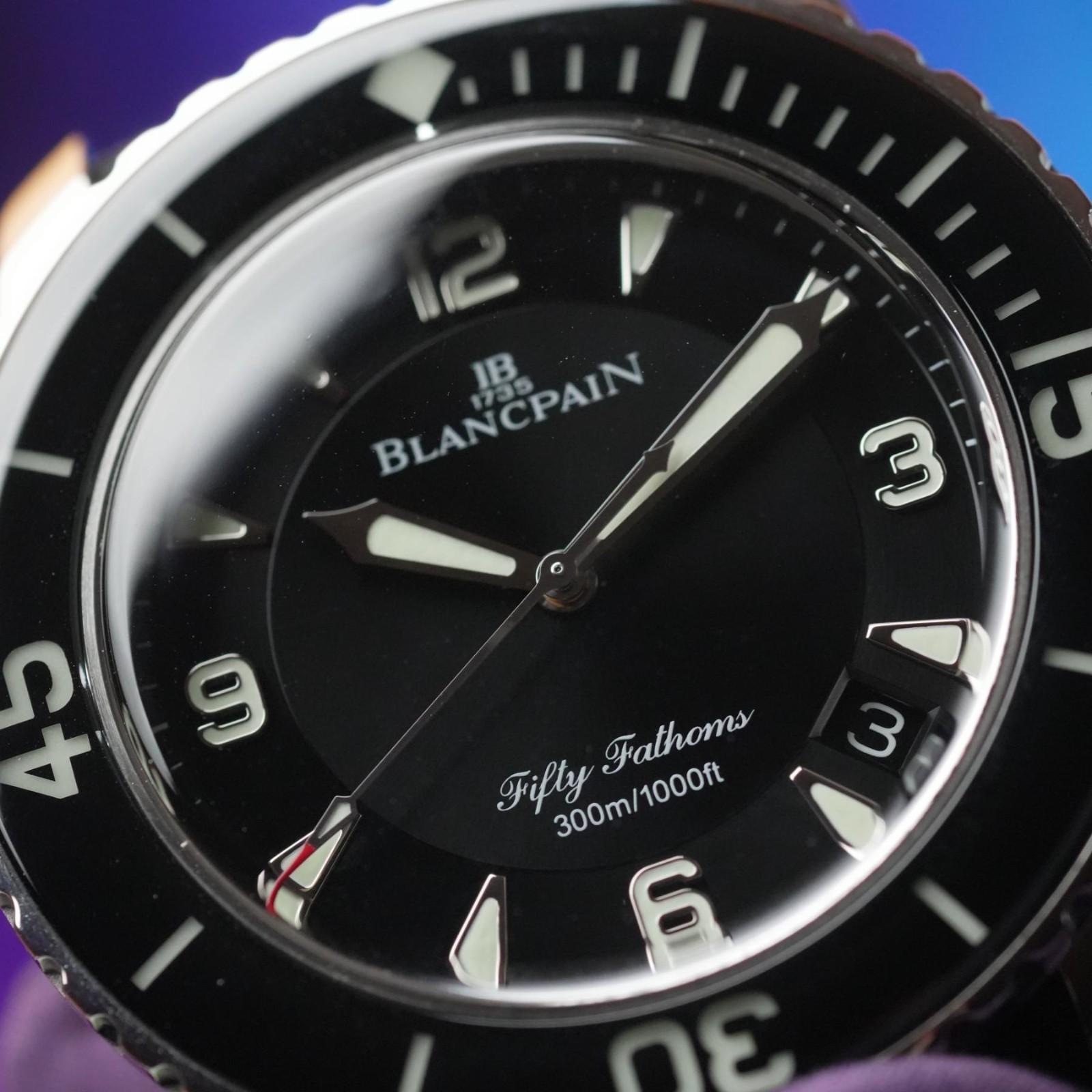 24 BLANCPAIN Stainless Steel 45mm Fifty Fathoms Diver 5015-1130-52A Box Warranty