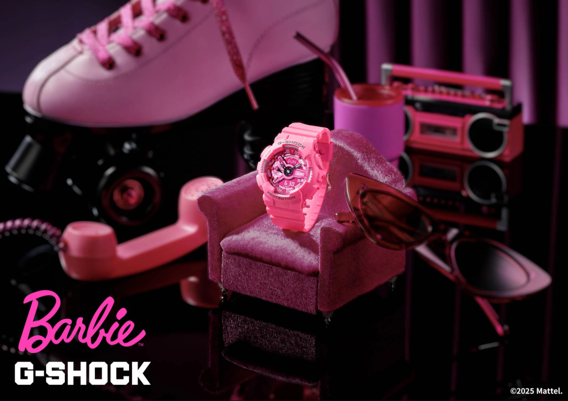 Barbie & Casio G-Shock Collaborated New Watch【GMA-S110BE-4AJR】