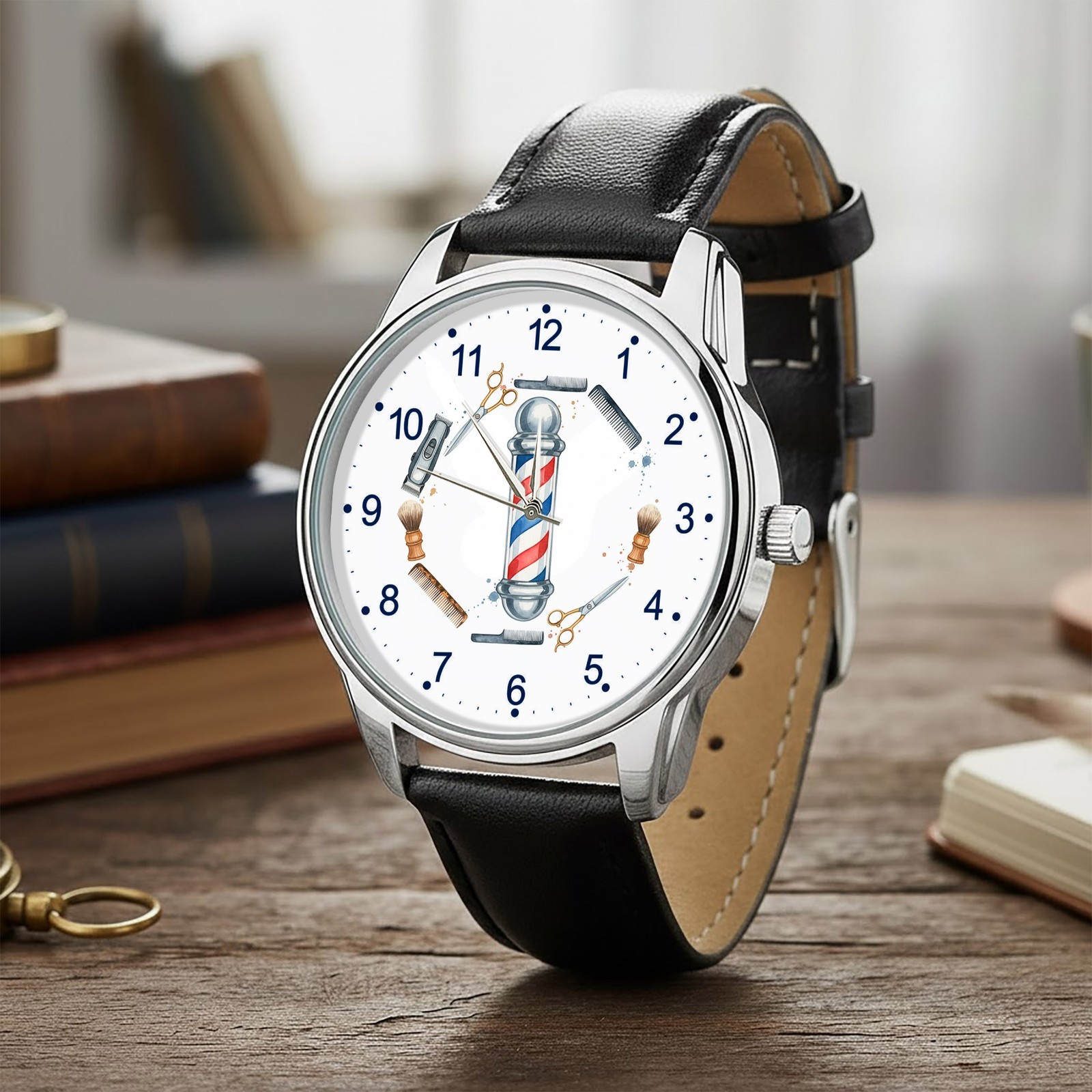 Barber Hairstylists haircutter Wristwatch Men Women Christmas Birth Gift