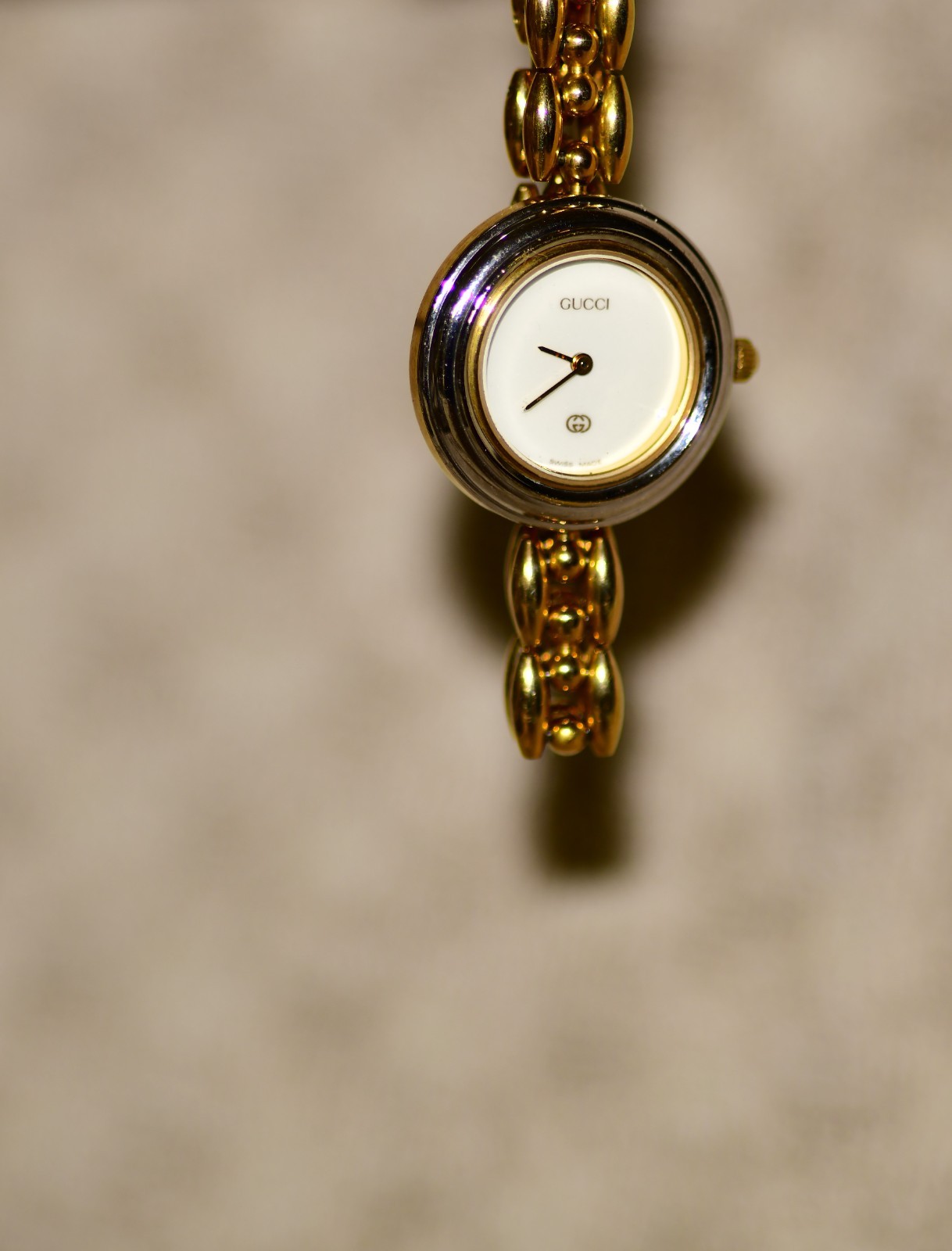 GUCCI Stainless Steel 26mm Rice Link Quartz Watch