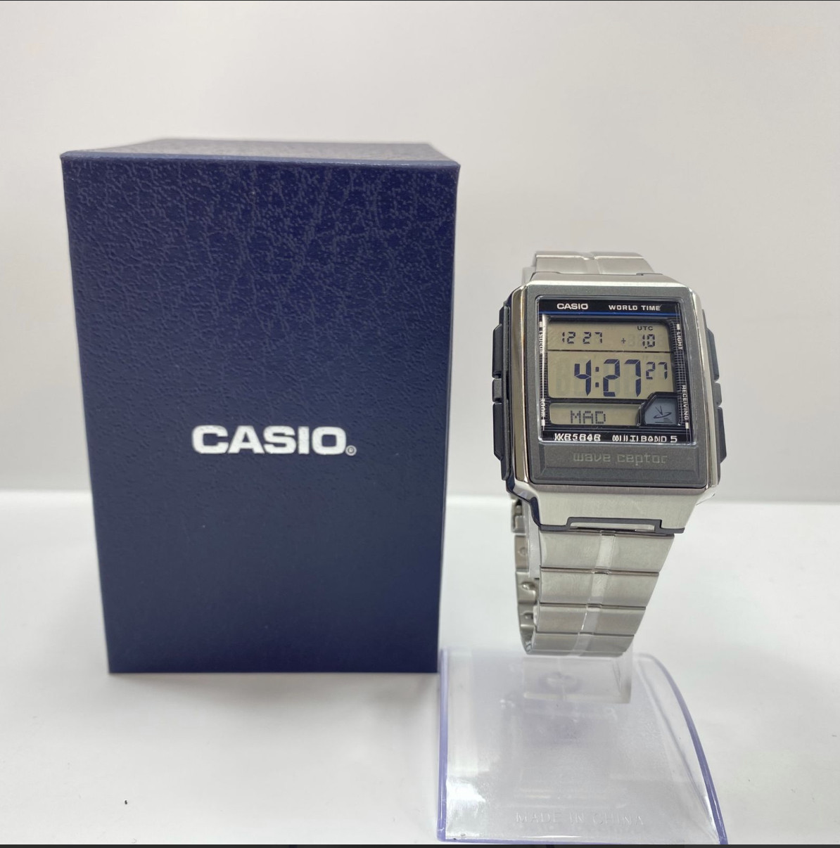 CASIO WAVE CEPTOR WV-59RD-1AJF Men’s Watch Super Illuminator w/ Box Authentic