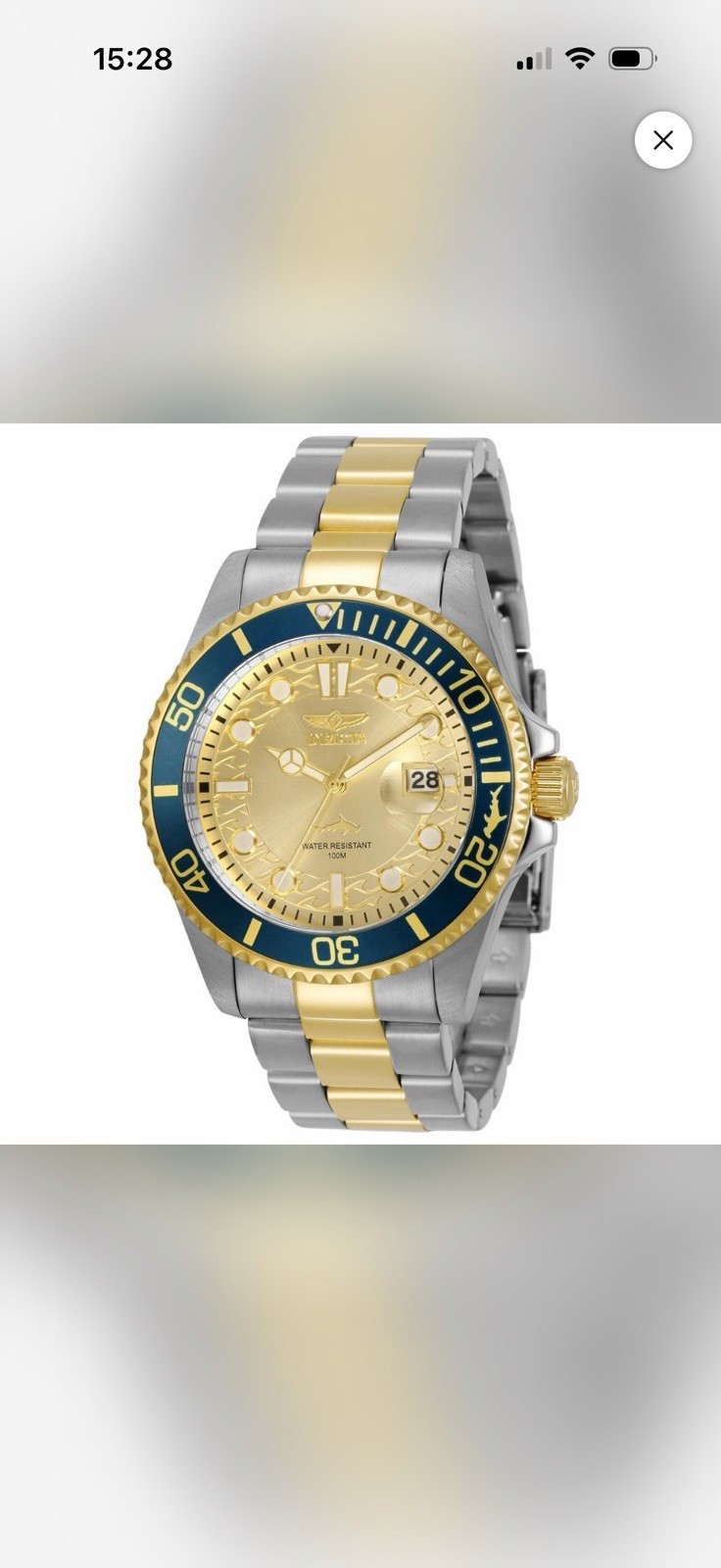 Invicta Pro Diver currentwave -30022