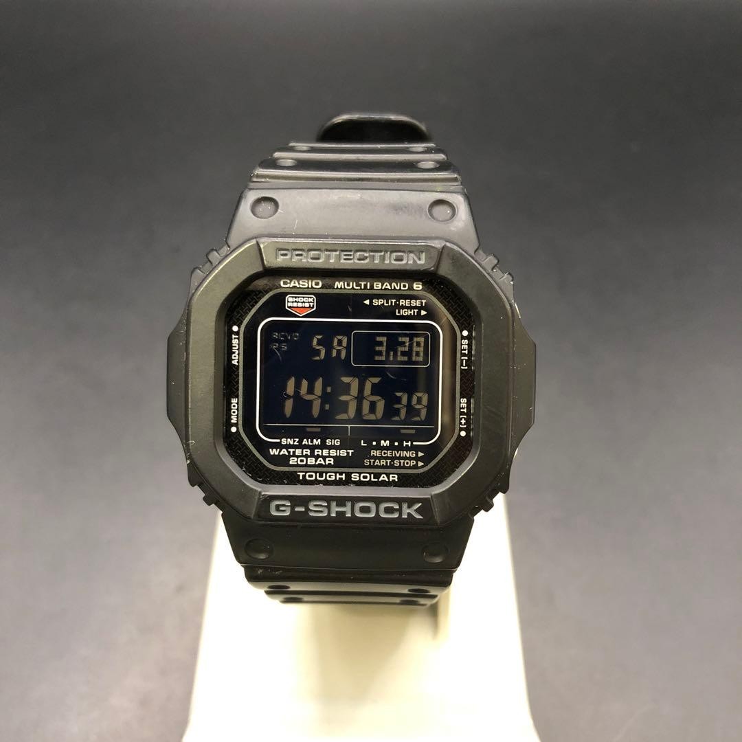 CASIO G-SHOCK GW-M5610U Tough Solar Multi Band 6 Digital Watch Black Japan Used