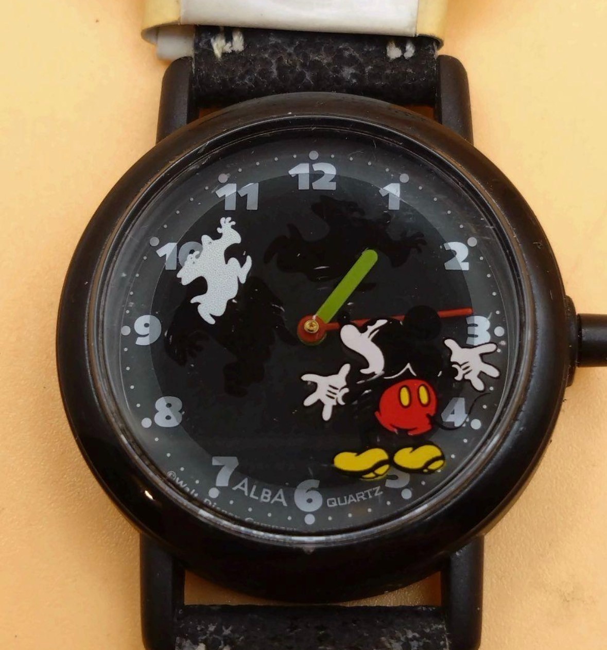 SEIKO ALBA Disney Mickey Mouse Ghost Watch ACBL065 Deadstock Japan