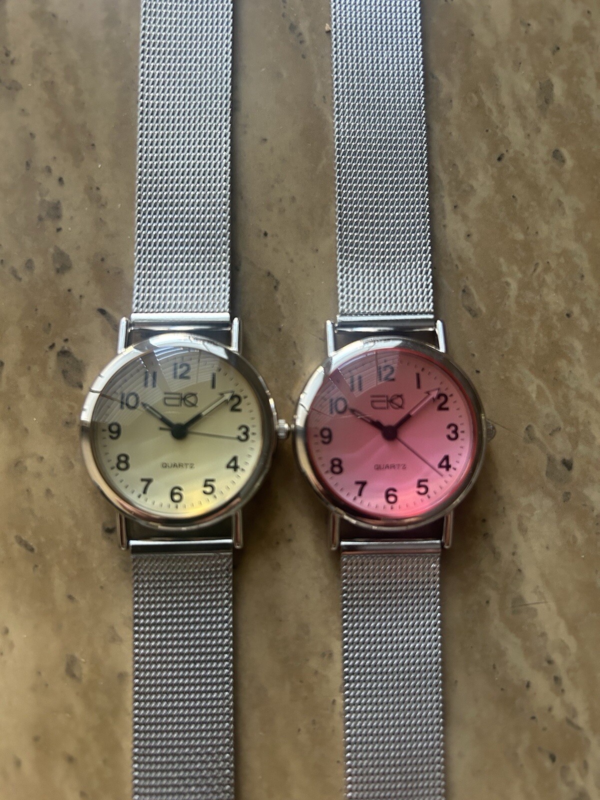 Buyer gets 2 New Unisex EKO Soft Mesh Band quartz watches-USA vendor