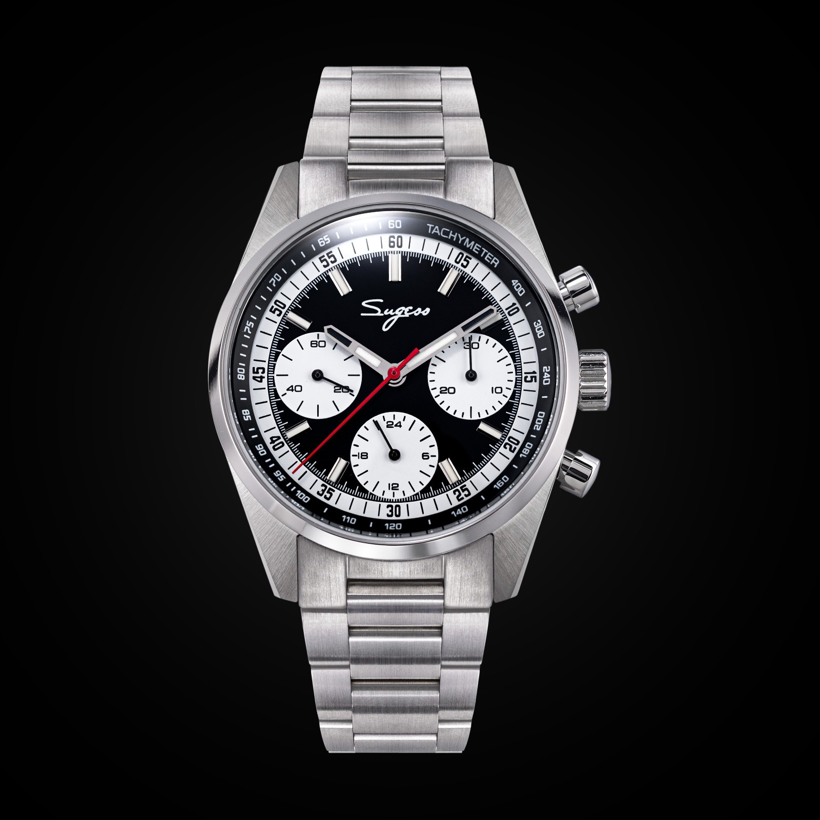 Sugess S465.SK.S SWAN NECK Sapphire Chrono Mechanical Watch SEAGULL 1963
