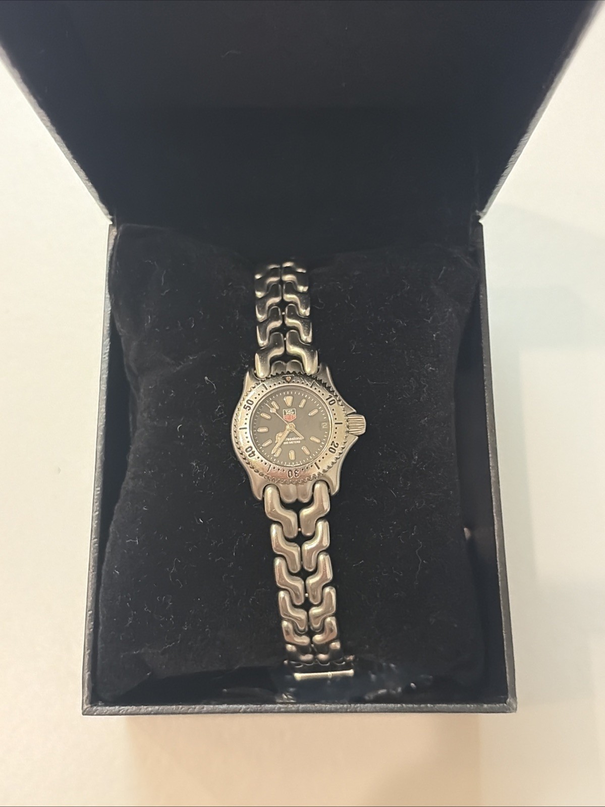 TAG Heuer SEL Professional Women’s 28mm Watch, Silver Bracelet with Gray Dial