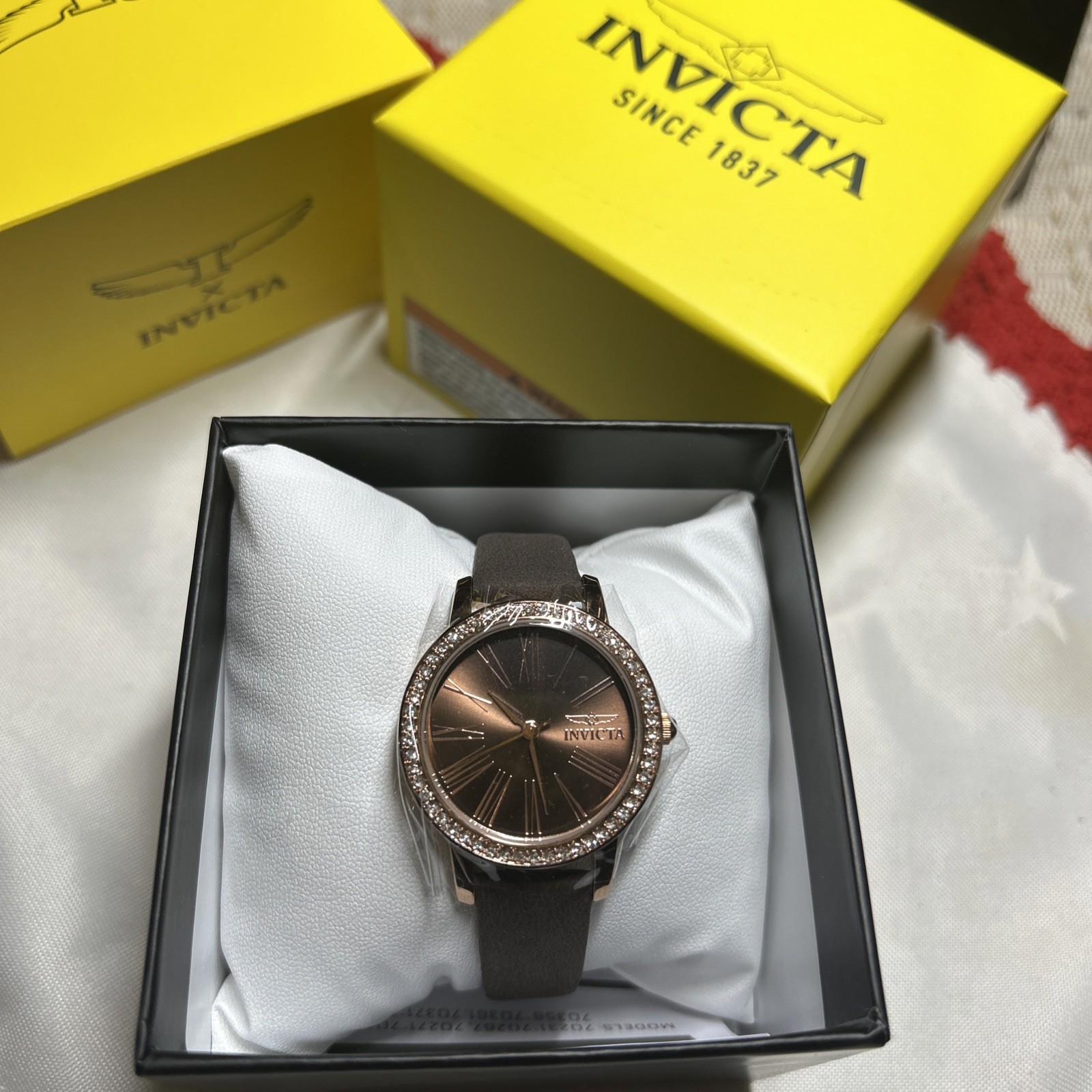 Invicta Celestial Ethera Women’s Watch – 31mm, Brown (70445)
