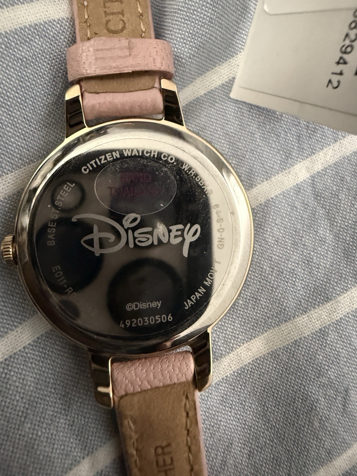 Citizen Disney Eco-Drive Minnie Mouse Womens Watch Pink Date EW2448 With Box