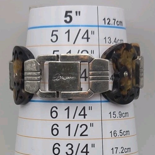 Brighton Monarch 35mm Case Japan Quartz Watch Tortise Shell Band