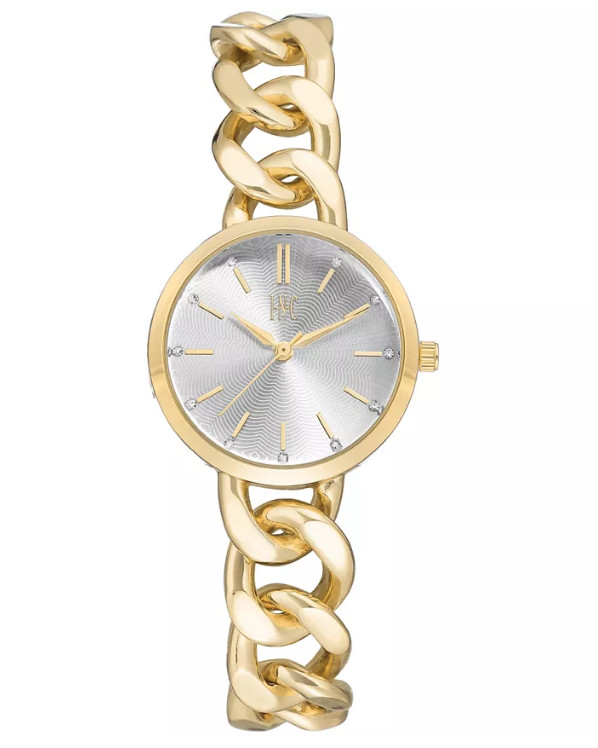 I.N.C. Women’s Gold-Tone Chain Bracelet Watch 30mm F2232