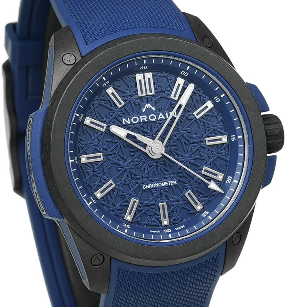 NORQAIN Independence Wild One NNQ3000QBA1A Automatic 42mm Box Papers Blue Men’s