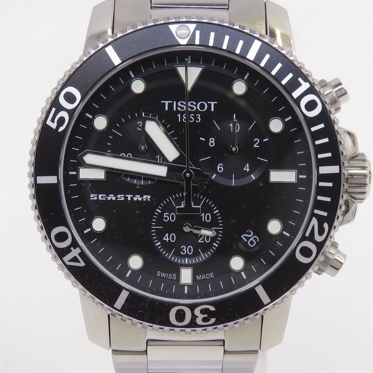 TISSOT Tissot SEASTAR 1000 Chronograph T1204171105100 Quartz Wristwatch Used