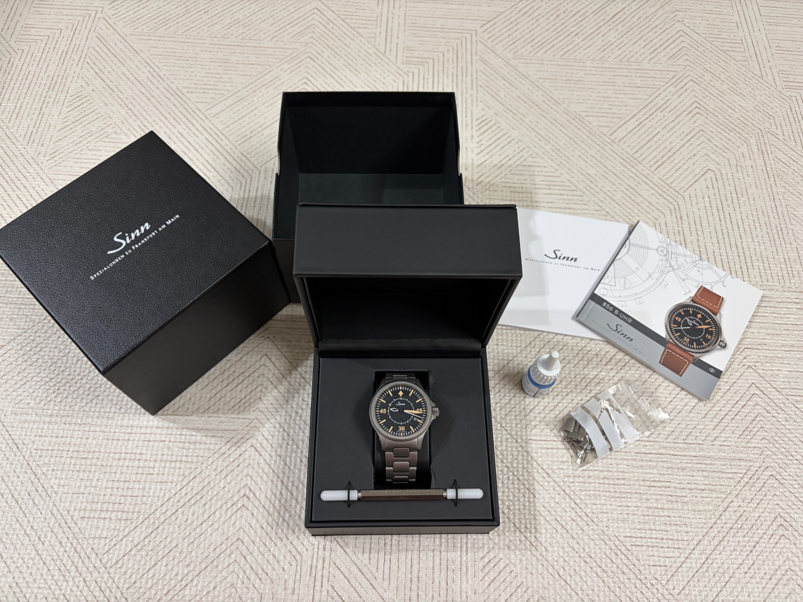 sinn 856 B-Uhr Limited / Mens Automatic Watcfh Stainless Steel. Good Condition
