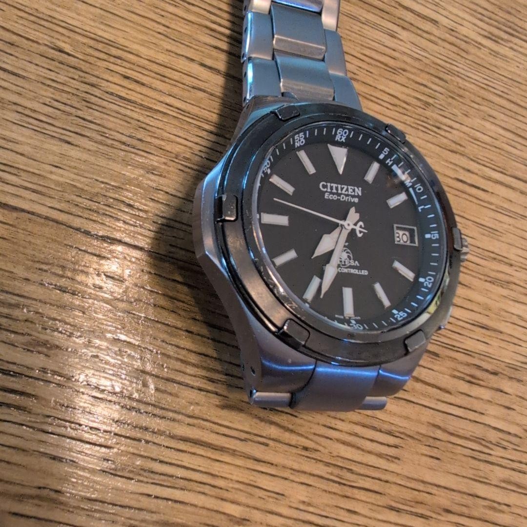 “Black Titanium” CITIZEN ATTESA Eco-Drive Radio-Controlled Watch