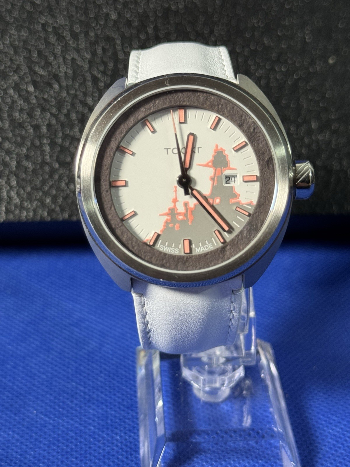 Tockr USS Texas Battleship Foundation Swiss Watch Card 2 Straps #318