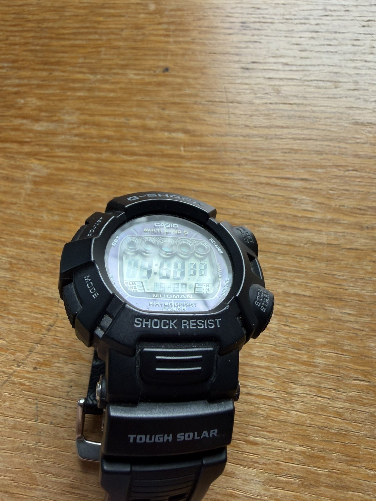 Casio G-Shock Mudman GW-9000 Multiband 5 Tough Solar Watch Very Good Condition