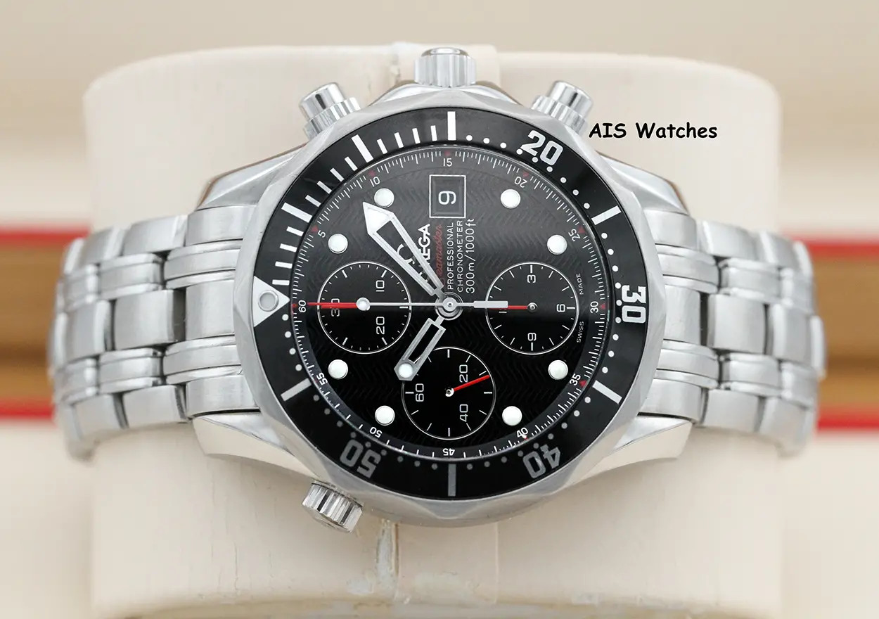 Omega Seamaster Diver 213.30.42.40.01.001 300M 41.5MM Chronograph SS Bracelet BP