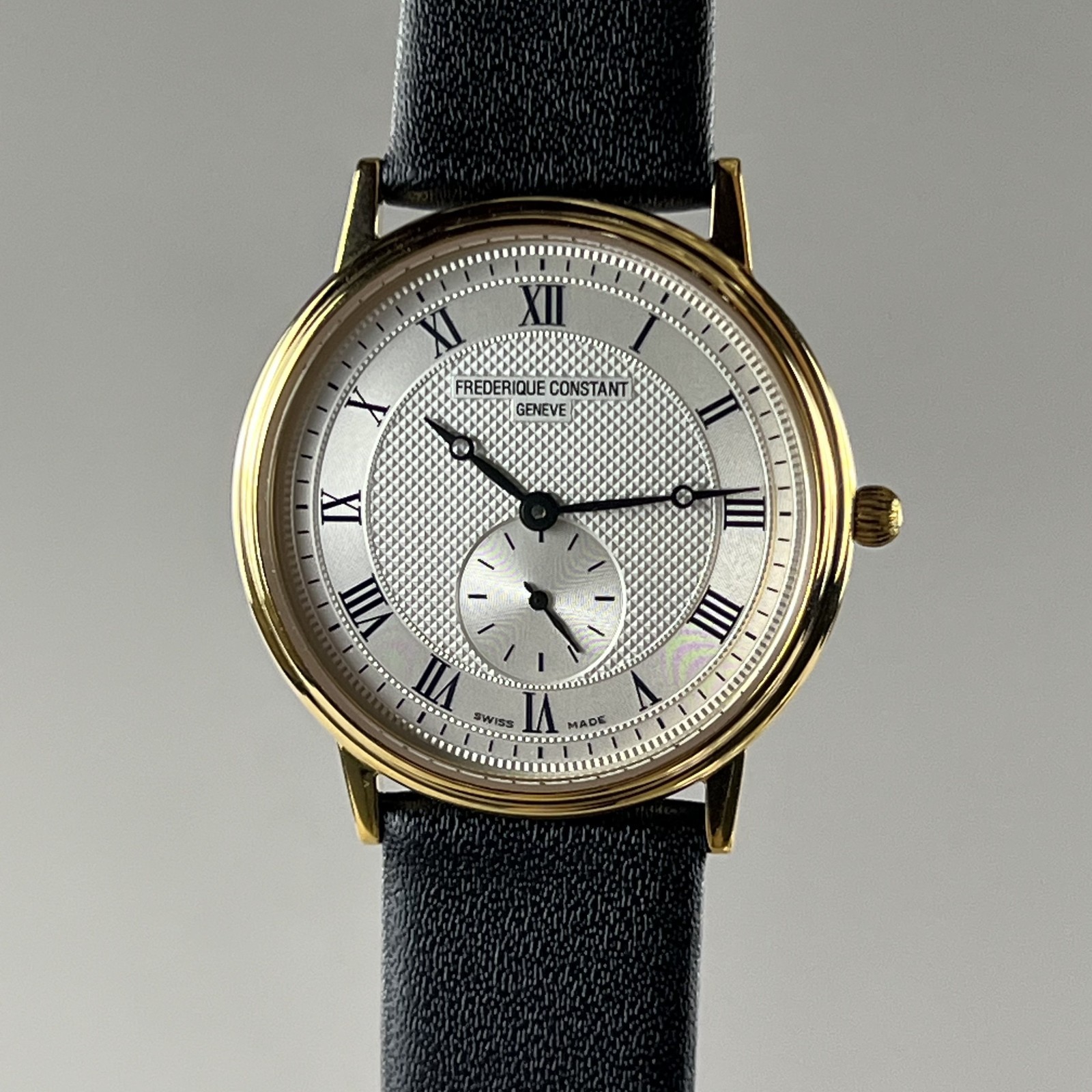 FREDERIQUE CONSTANT Slimline 34mm Small Seconds Quartz FC235X3S5/3S6 Cal.1064