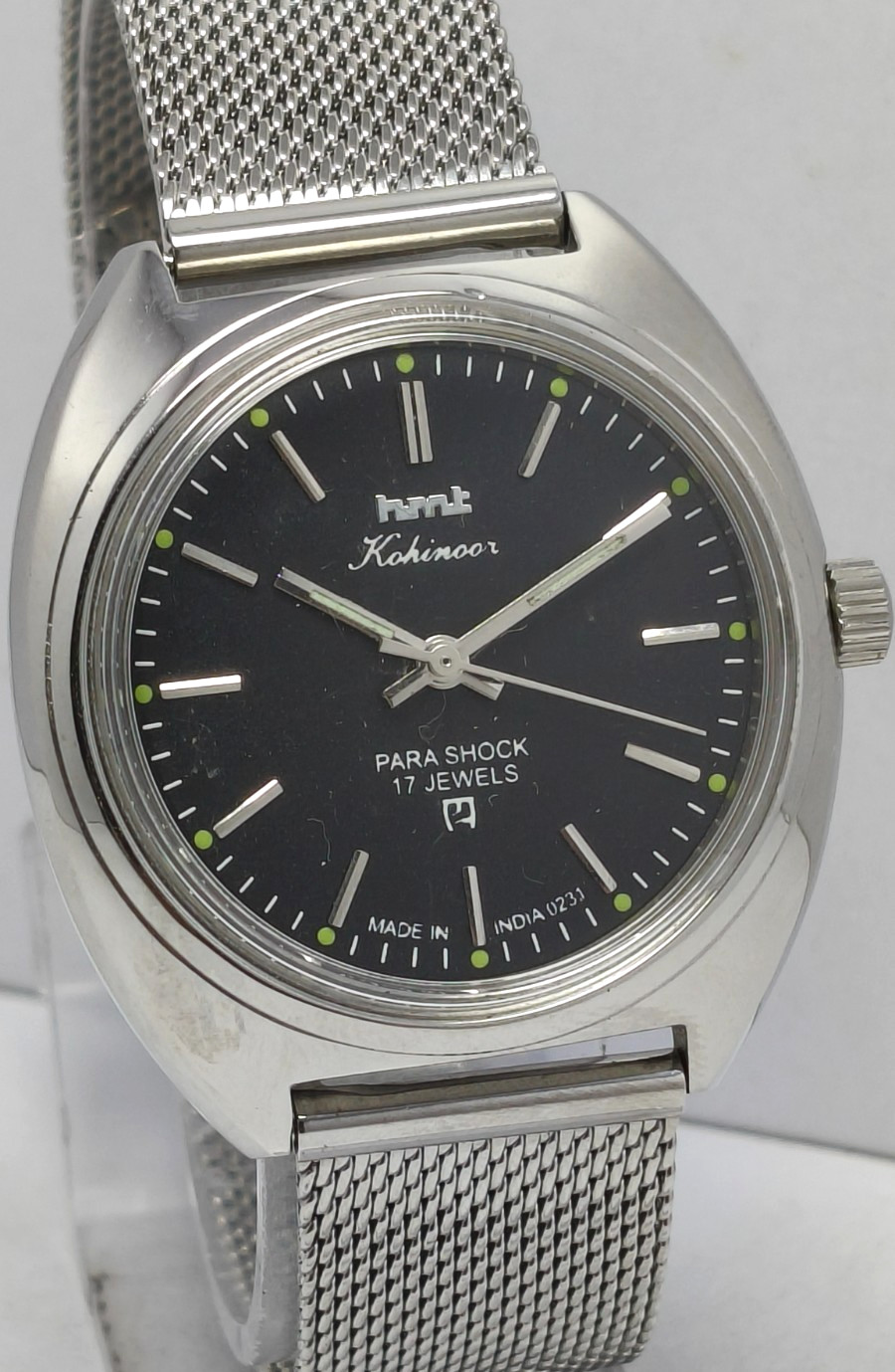 HMT Kohinooor 17J Hand Winding Wrist Watch For Men’s In Working Condition