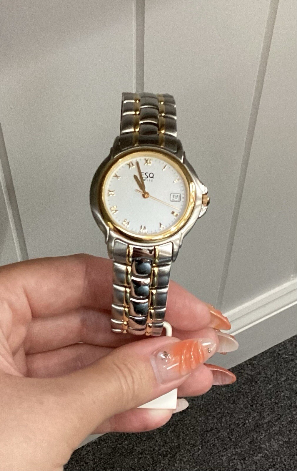 ESQ Two Tone Mens Watch 07300472 (Orig. $325.00)