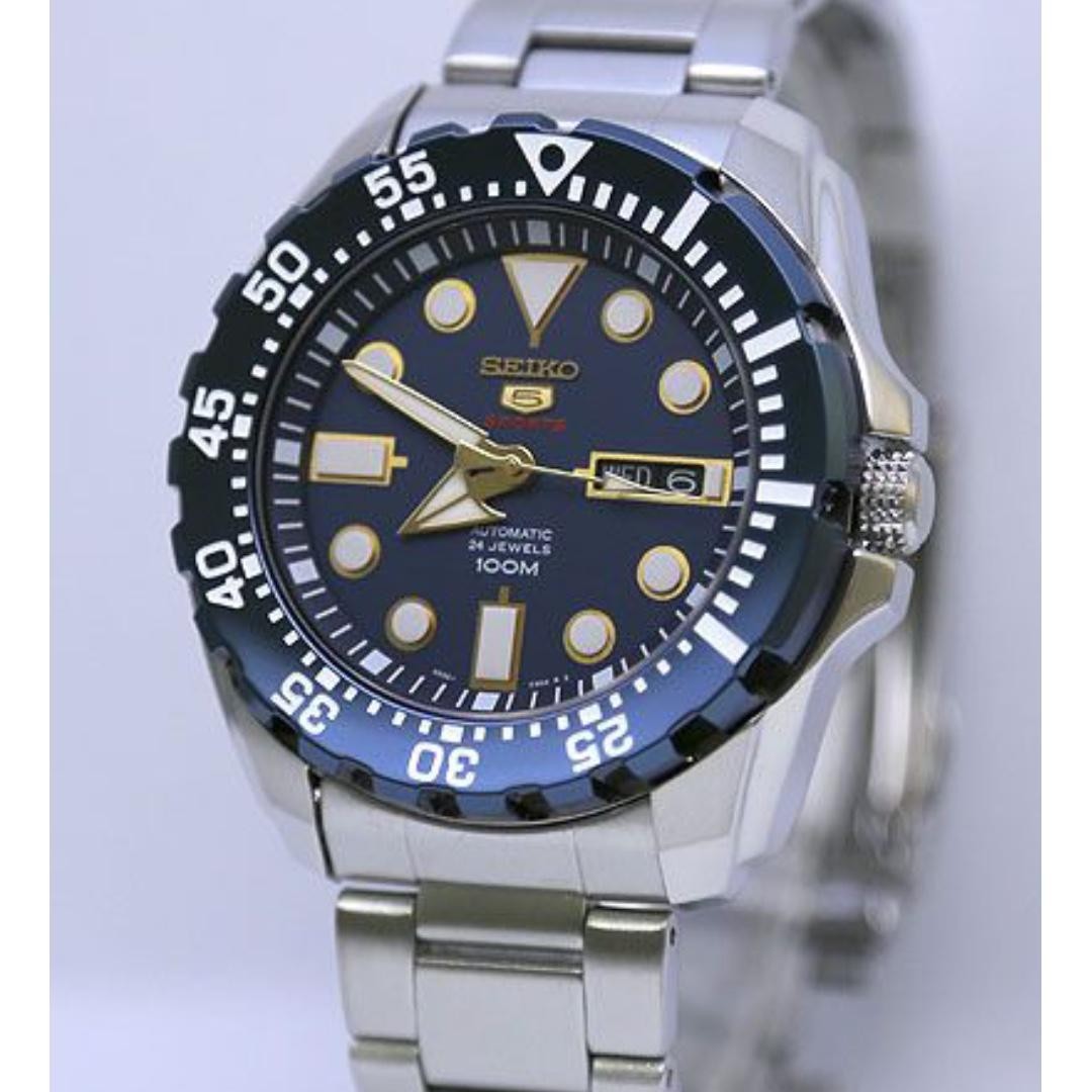 Seiko 5 Sports Blue Automatic Men’s Watch – SRP605K1 SRP605