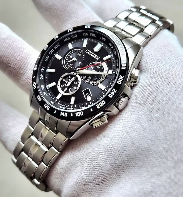 Citizen CB5874-90E Eco-Drive Collection World Time Stainless Steel Men’s Watch