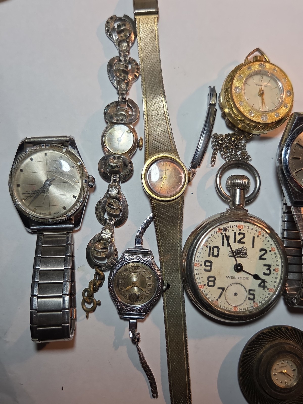 Mechanical Watch Lot, Parts or Repair, None Are Running