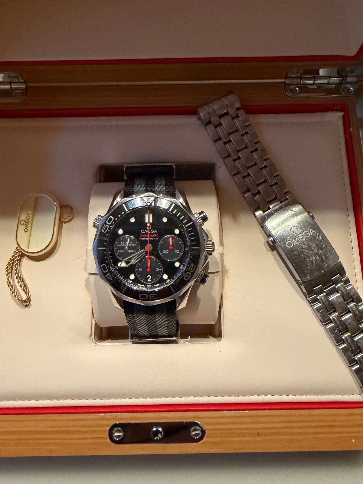 Mens Omega Seamaster Professional Co-Axial Chronograph watch 212.30.42.50.01.001