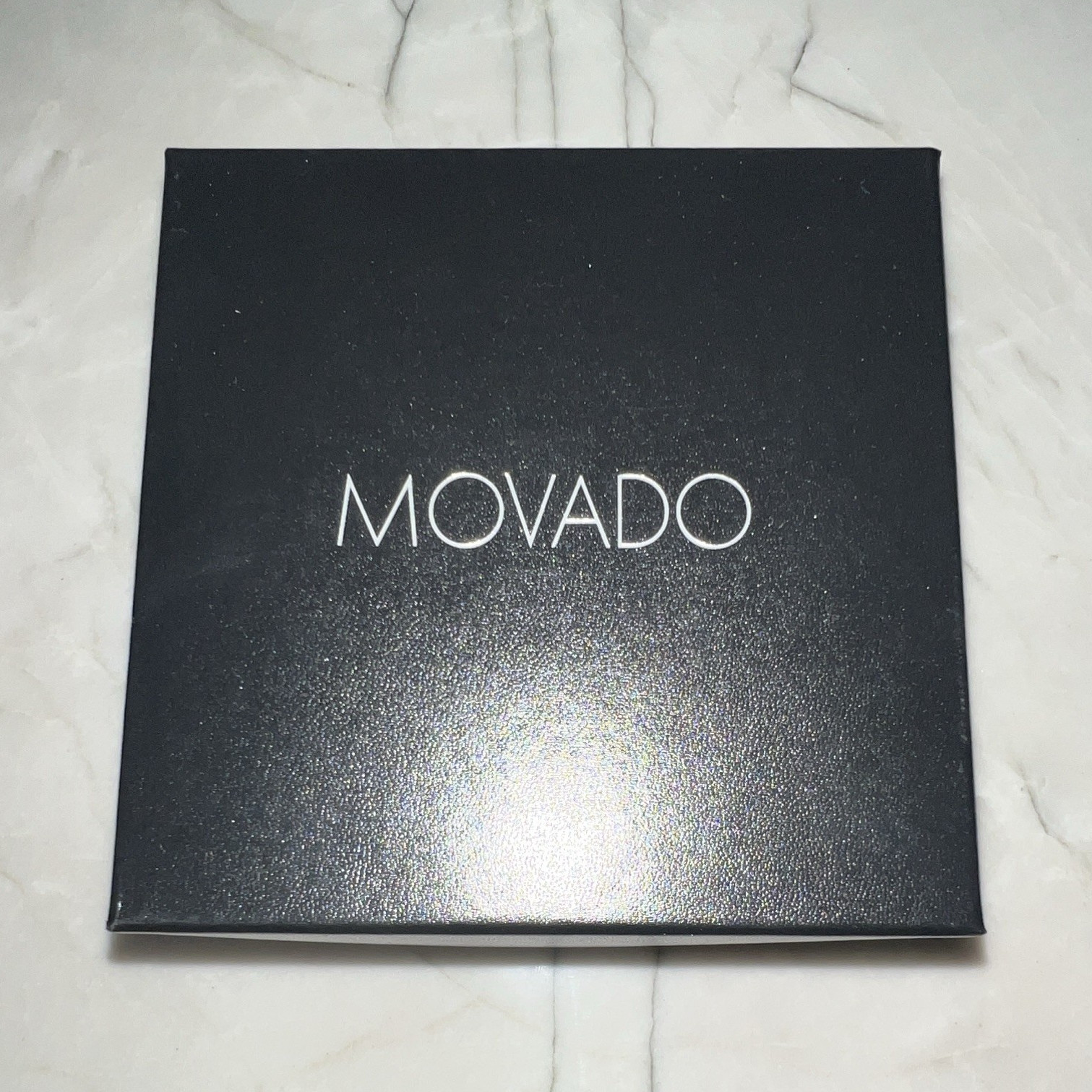 Movado Men’s Black Dial Quartz Dress Watch 40mm Black Mesh Band w/Box
