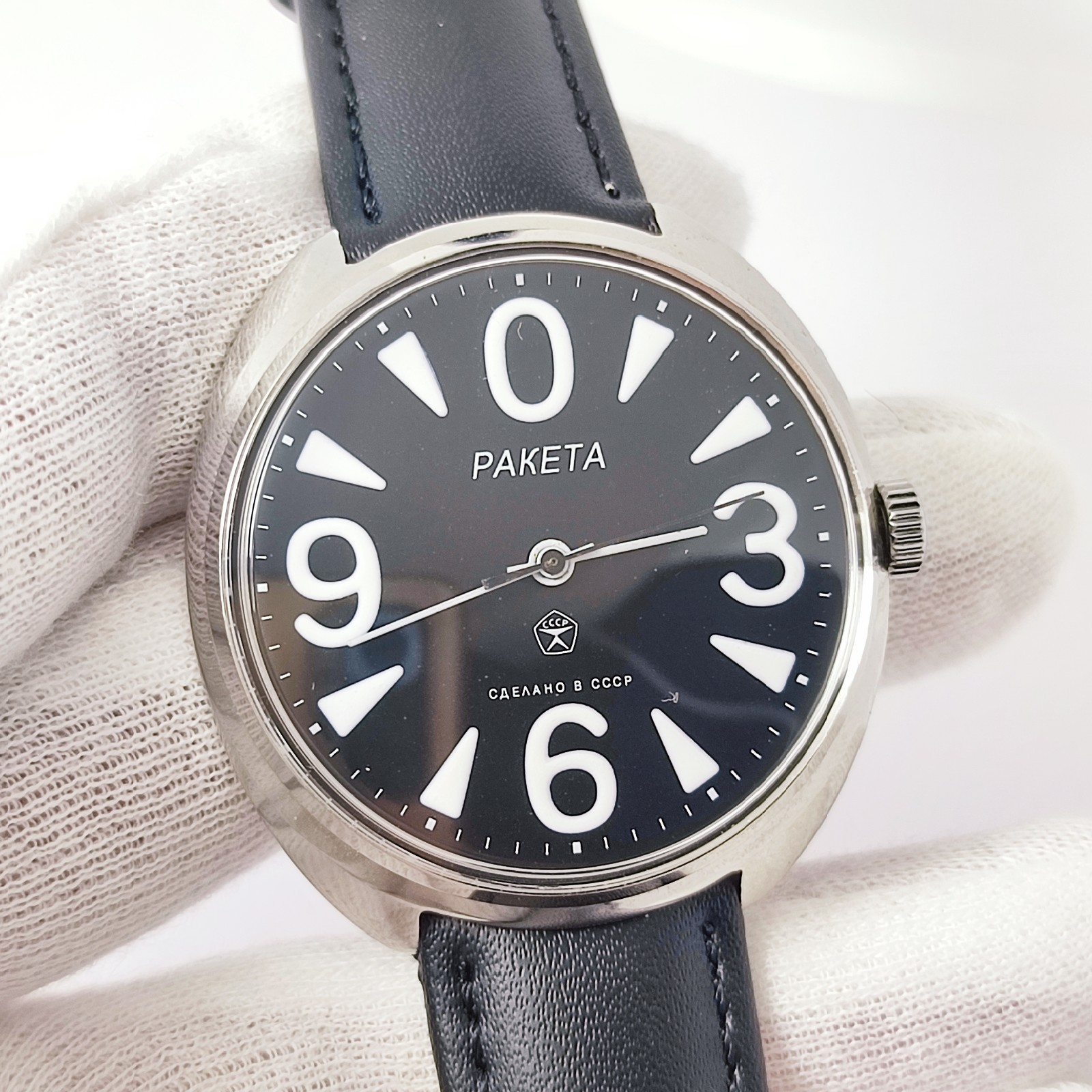⭐ Vintage Soviet watch Raketa ZERO mechanical 2609.HA 18 jewels made in USSR 80s