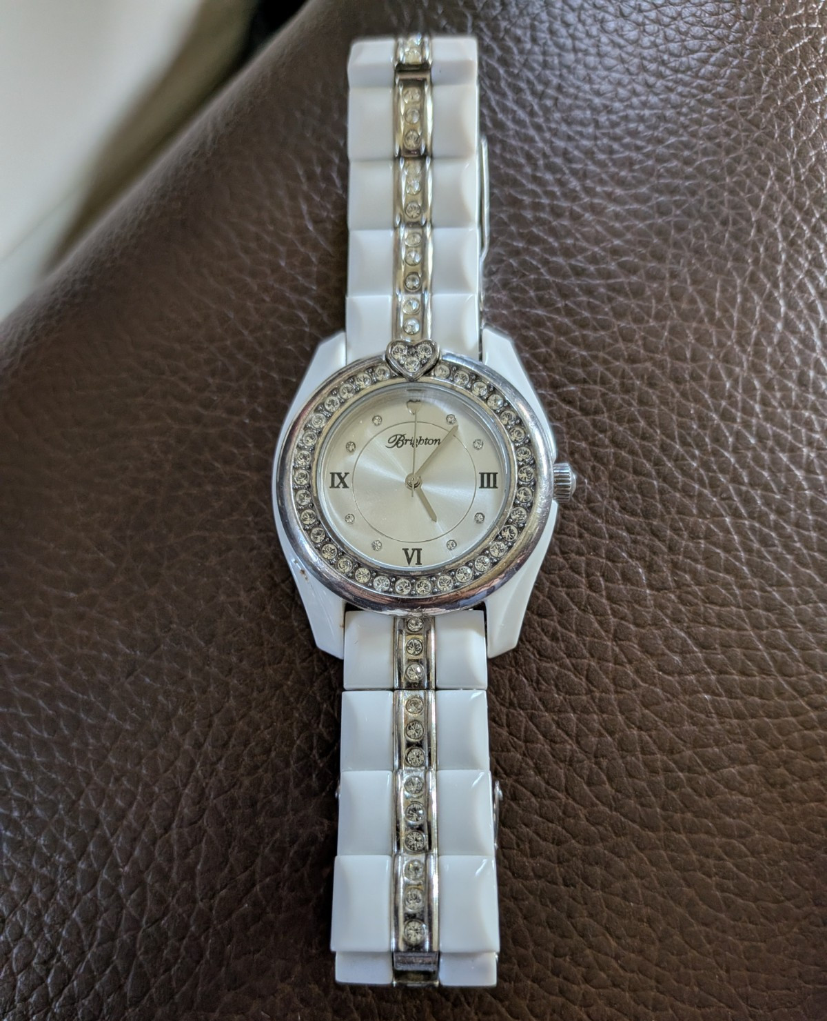 Brighton Dana Point Women’s Quartz Analog Watch Ceramic Bracelet Roman Numerals