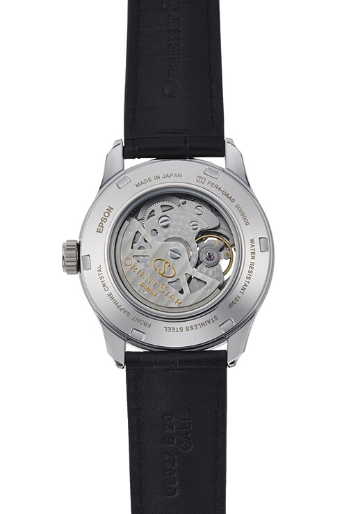 ORIENT STAR RK-AT0007N Mechanical Automatic Watch Gray Dial Leather Band