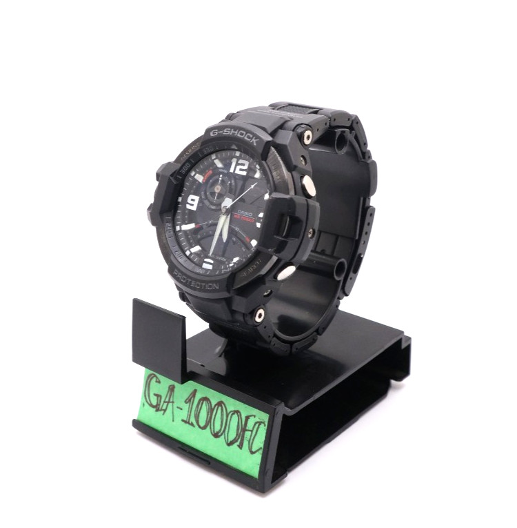 CASIO G-SHOCK GA-1000FC, “Gravitymaster” Metal and Plastic Bracelet