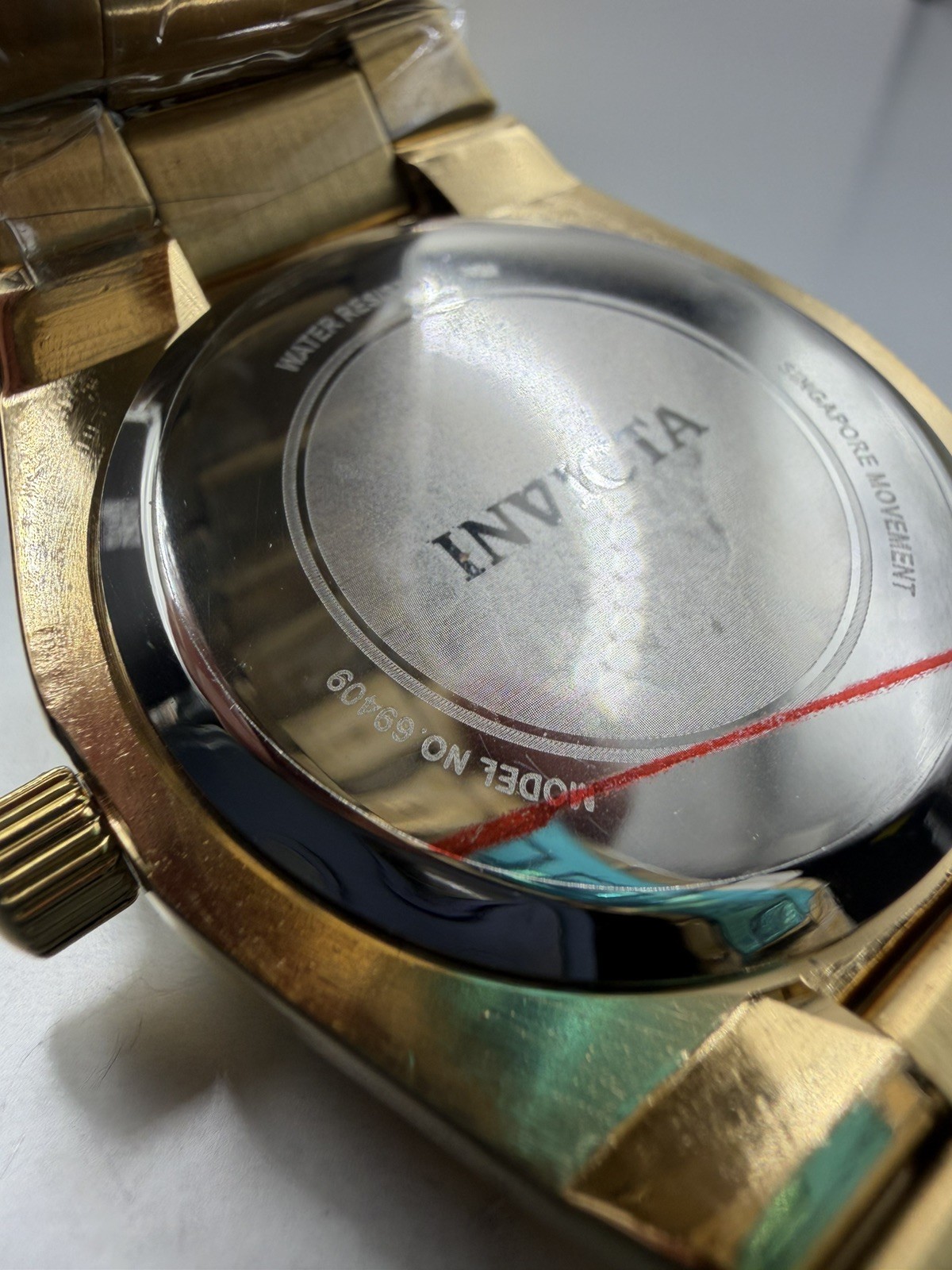Invicta Celestial Men’s Quartz Watch 41mm Gold Dial Gold Bracelet 30m 69409