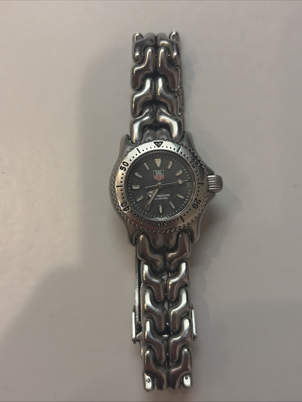 TAG Heuer SEL Professional Women’s 28mm Watch, Silver Bracelet with Gray Dial