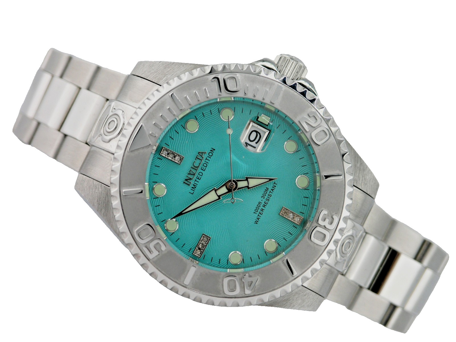 NEW INVICTA 45347 GRAND DIVER LIMITED AUTOMATIC DIAMOND WATCH NH35 300M 47MM C