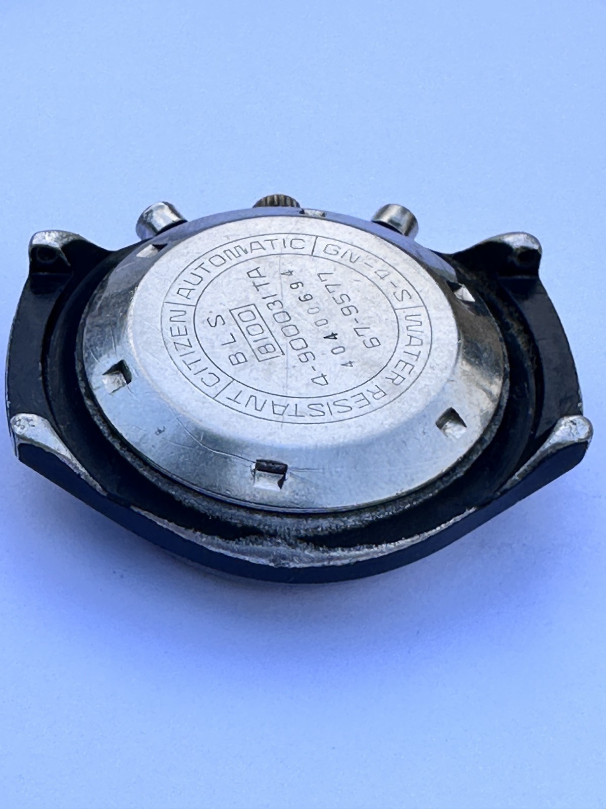 RARE 1972 CITIZEN 67-9577 CHRONOGRAPH Cal 8100 A AUTOMATIC Challenge Timer RUNS