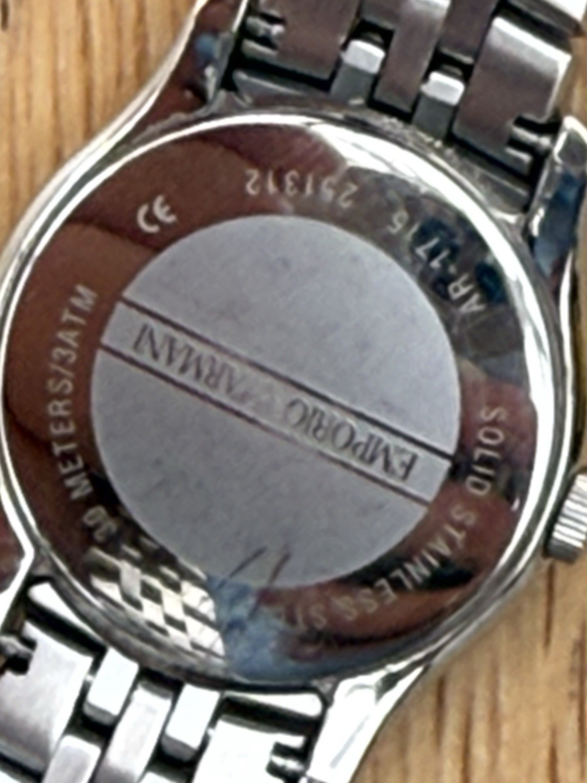 Ladies Emporio Armani Watch AR1715 Water Resistant 30Meters Fully Working