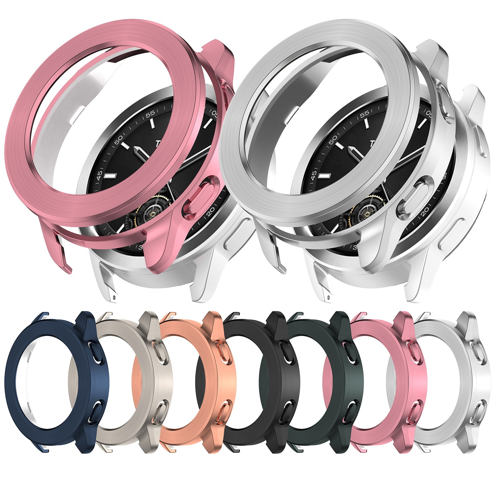 For Xiaomi Watch S3 Protective Case Cover + Replacement Bezel Protective Cover