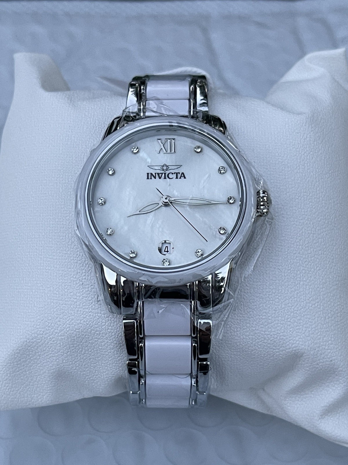 Invicta Celestial Lady Women’s Watch – 34.7mm, Silver & White NEW