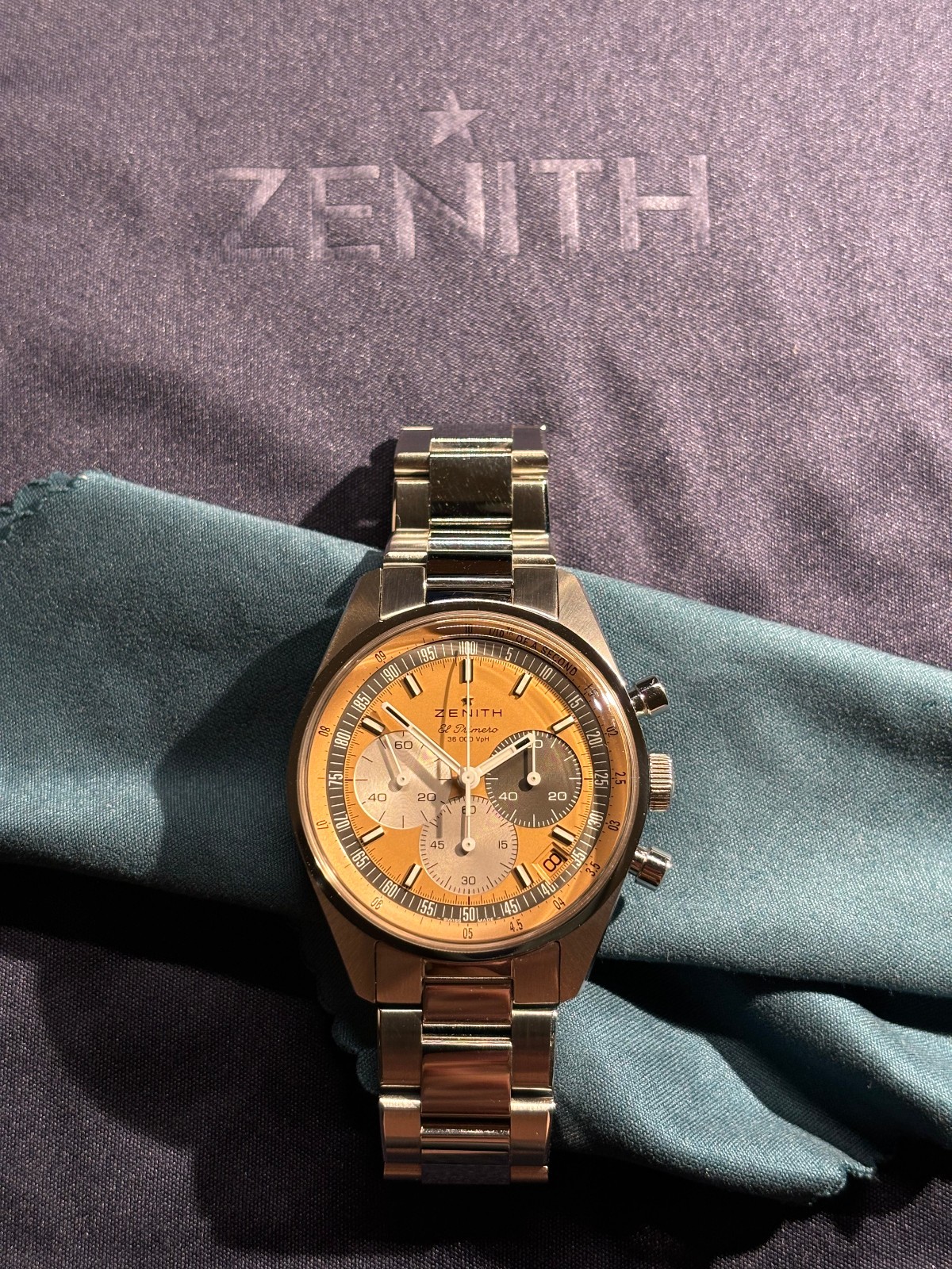 ZENITH Chronomaster Original Hodinkee Salmon dial 2022 Full Set