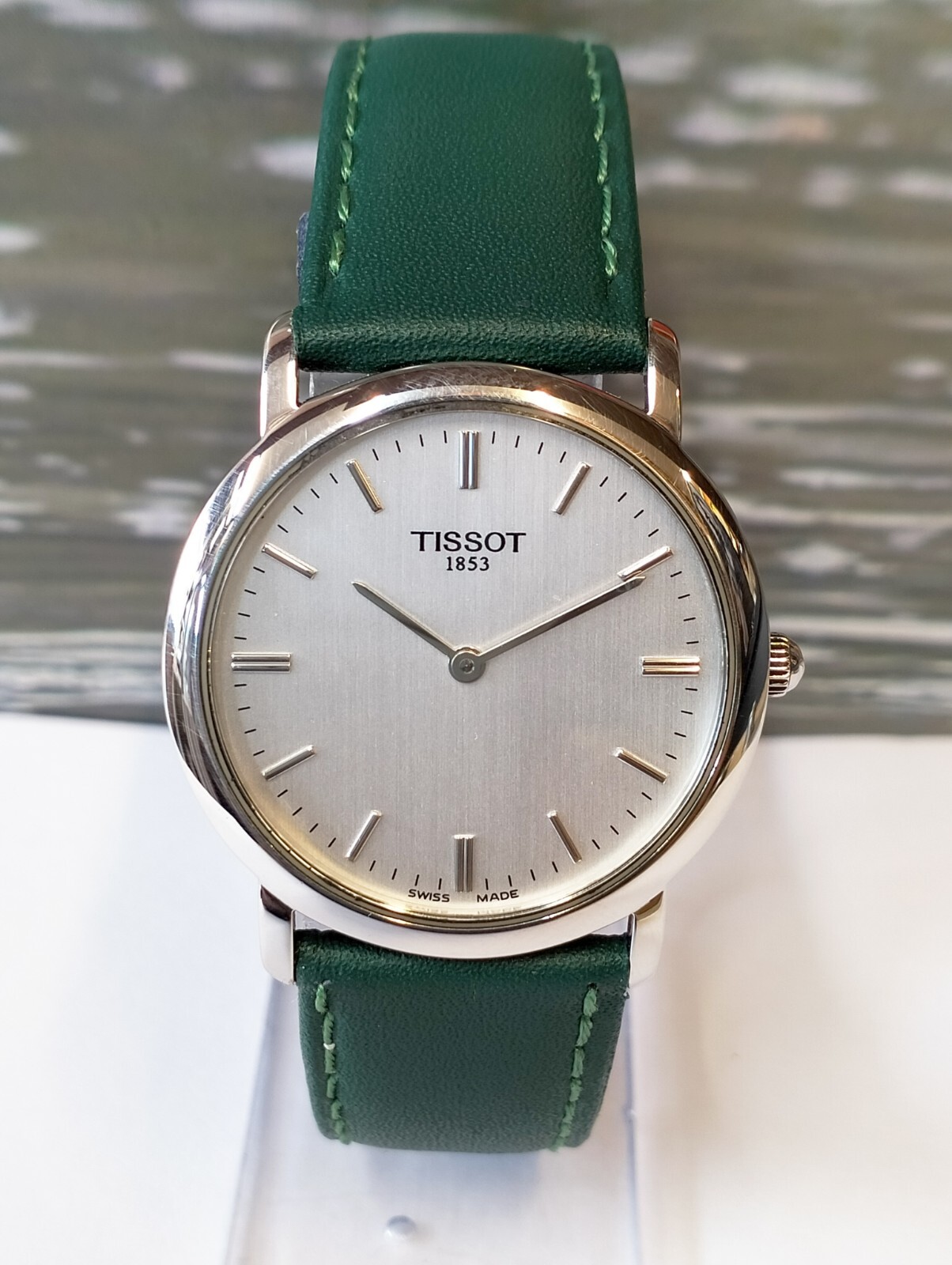 TISSOT QUARTZ SILVER DIAL TKM-JA SWISS MEN’S FULL WORKING MINT CONDITION VINTAGE
