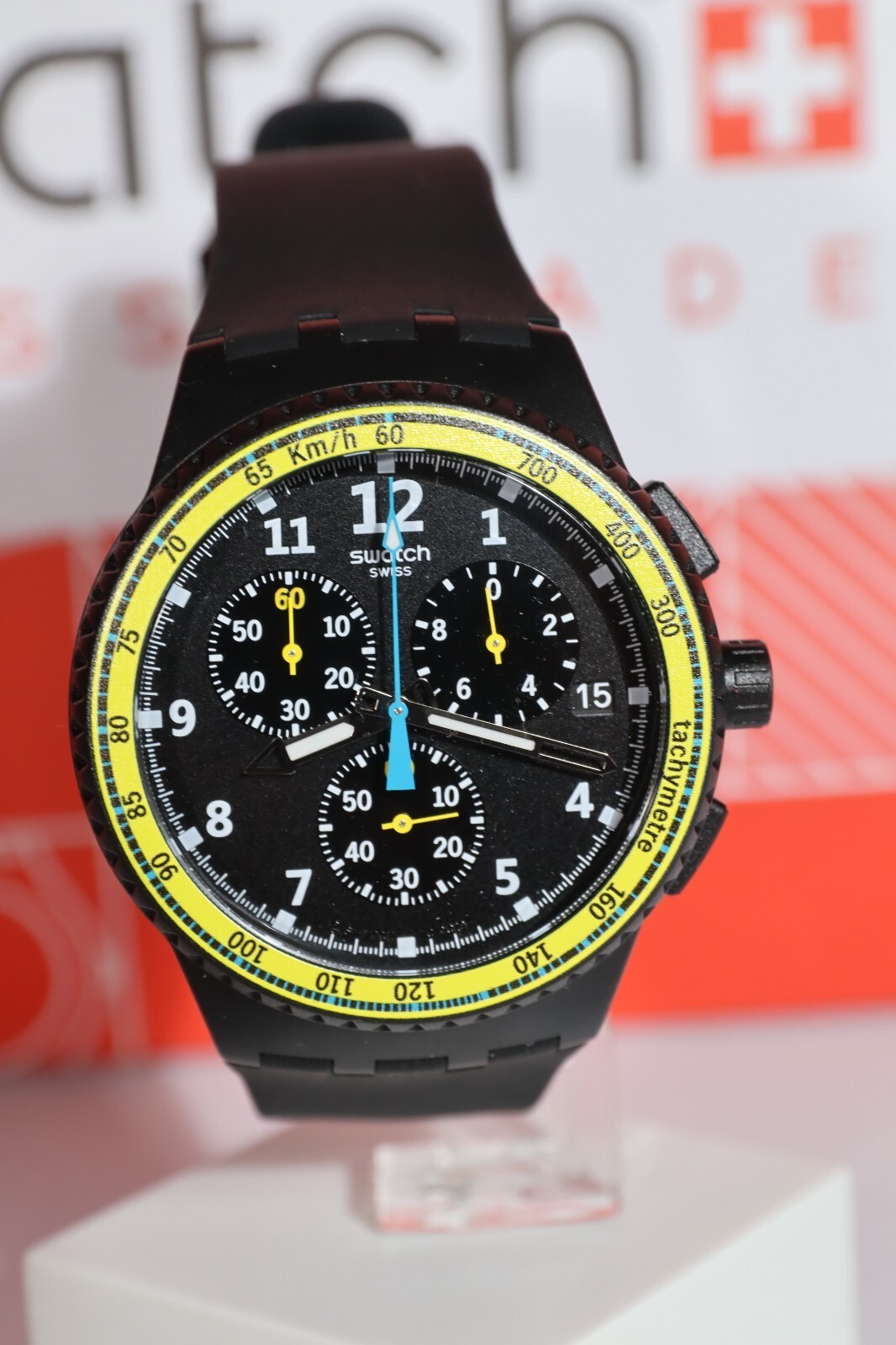 Swatch Limited Edition Swiss Made Sifnos Men’s Chronograph Watch SUSB404