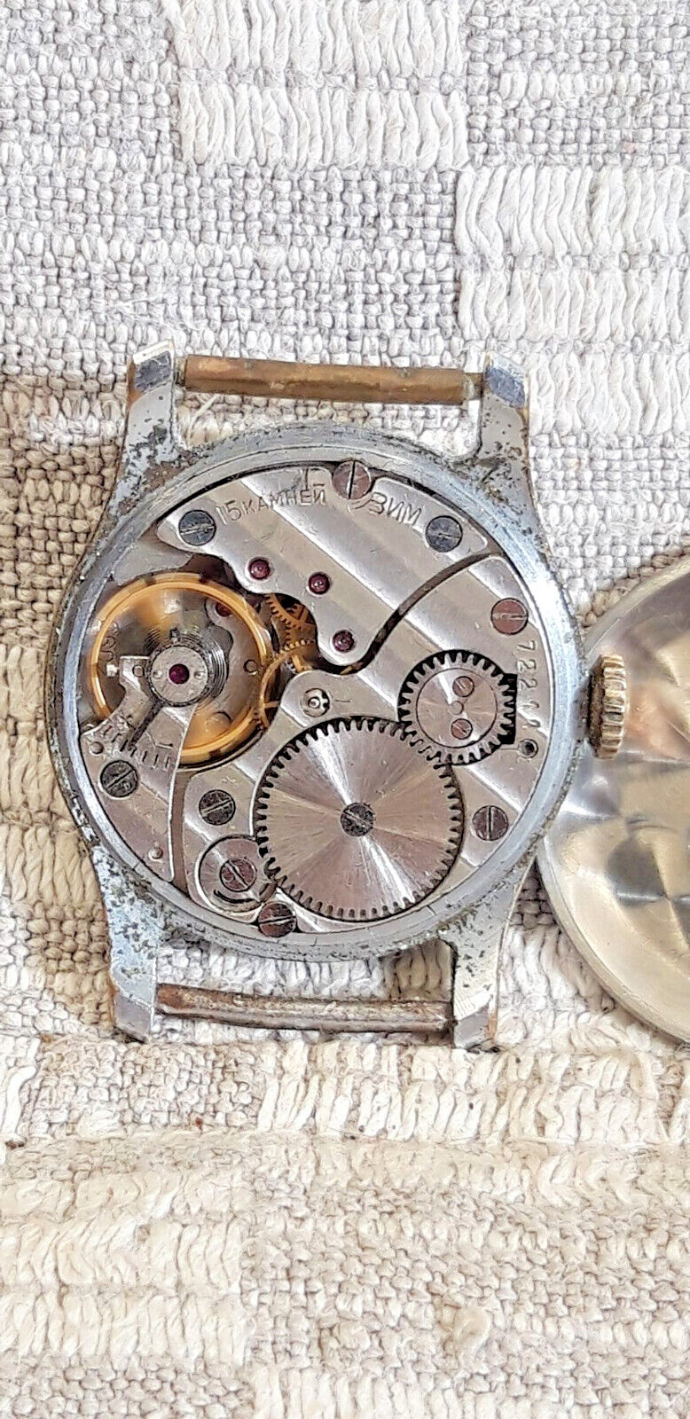 Wrist watch ZIM-POBEDA 40-50s Vintage Russian SOVIET USSR men’s MECHANICAL