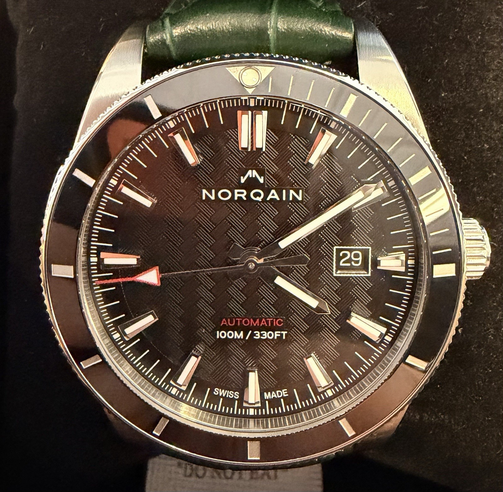 NORQAIN N1000C01A Adventure Sports Automatic Watch With Manual/Warranty & Extras
